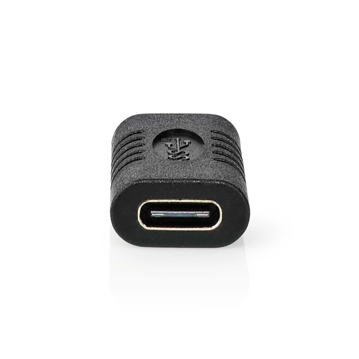 Nedis USB-C™ Adapter | USB 3.2 Gen 2 | USB-C™ Hunn | USB-C™ Hunn | 4K@60Hz | 10 Gbps | Rund | Nikkel belagt | Sort | Konvolutt i gruppen SMARTTELEFON & NETTBRETT / Ladere og Kabler / Adaptere hos TP E-commerce Nordic AB (C08044)