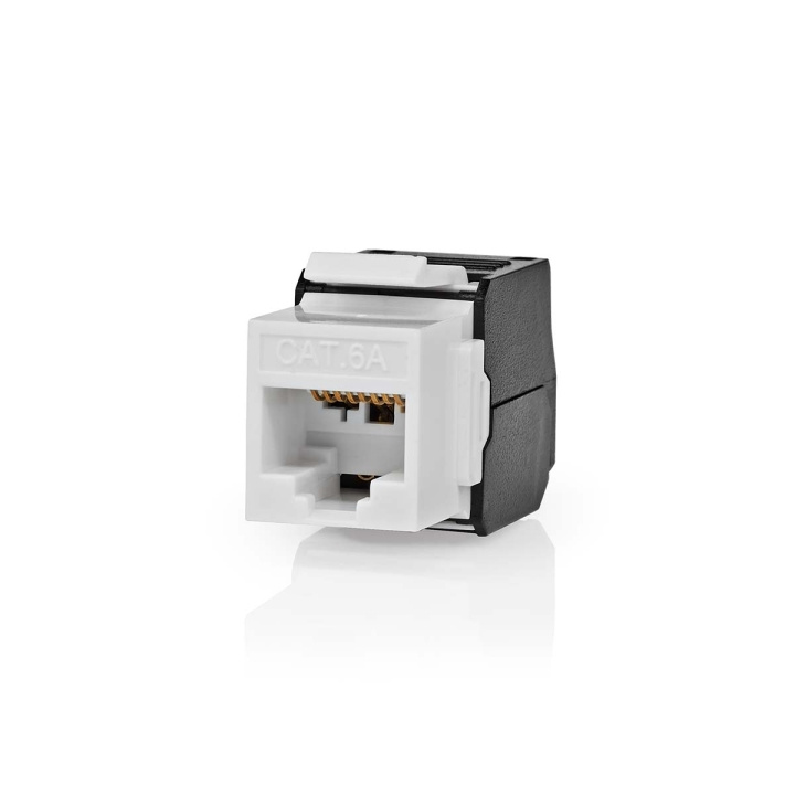 Keystone | CAT6a | RJ45 Hun | U/UTP | ABS | Konvolutt i gruppen Datautstyr / Kabler og adaptere / Nettverk / Adaptere og koblinger hos TP E-commerce Nordic AB (C08072)
