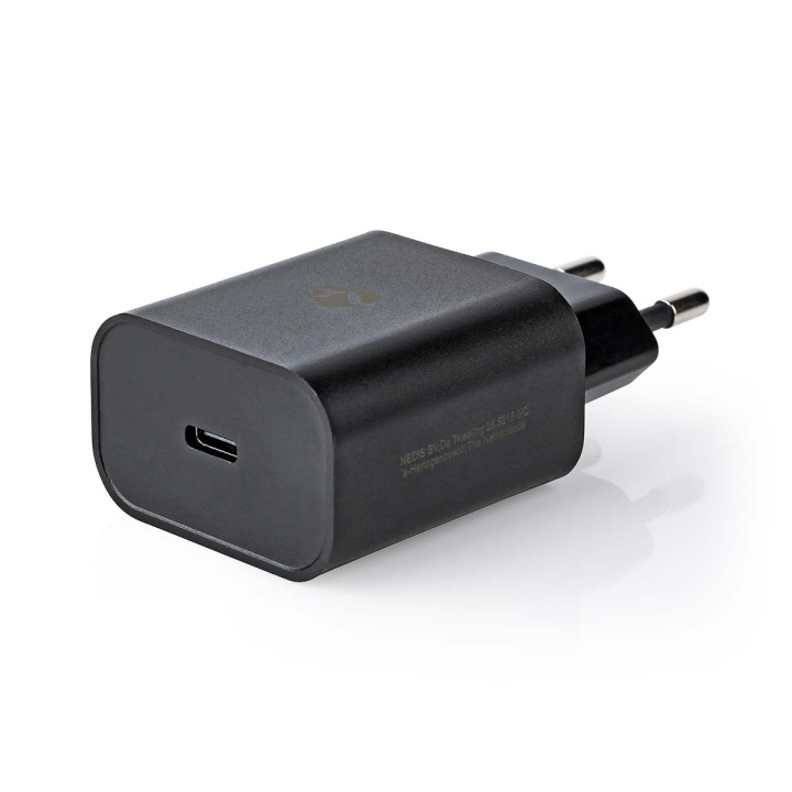 Nedis vegg lader | 32 W | PD3.0 27W / PD3.0 30W / QC4.0 32W | Hurtigladefunksjon | 1.5 / 2.0 / 2.5 / 3.0 A | Antall utganger: 1 | USB-C™ | Automatisk Spenning Utvalg | Sort i gruppen SMARTTELEFON & NETTBRETT / Ladere og Kabler / Vegglader / Vegglader Type C hos TP E-commerce Nordic AB (C08268)