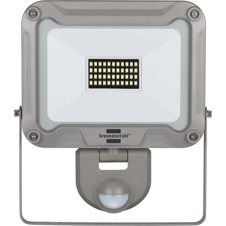 LED-spotlight JARO 3050 P (LED-lyskaster for veggmontering, 30W, 2950lm, 6500K, IP54, med bevegelsesdetektor, laget av høykvalitets aluminium) i gruppen HJEM, HUS OG HAGE / El og belysning / Utendørsbelysning / LED-lyskastere hos TP E-commerce Nordic AB (C08324)