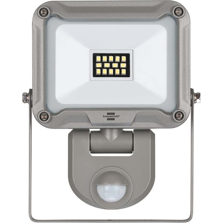 LED-spotlight JARO 1050 P (LED-lyskaster for veggmontering for utvendig IP54, 10W, 980lm, 6500K, med bevegelsesdetektor, laget av høykvalitets aluminium) i gruppen HJEM, HUS OG HAGE / El og belysning / Utendørsbelysning / LED-lyskastere hos TP E-commerce Nordic AB (C08329)