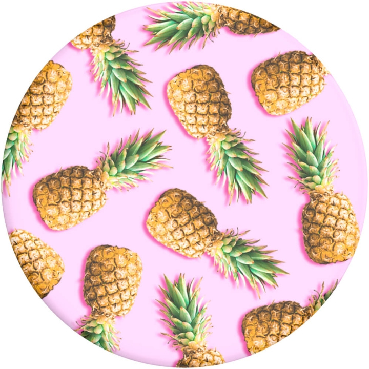 POPSOCKETS Basic Pineapple Palooza Grip med Ställfunktion Basic i gruppen SMARTTELEFON & NETTBRETT / Annet tilbehør / Popsockets hos TP E-commerce Nordic AB (C08434)