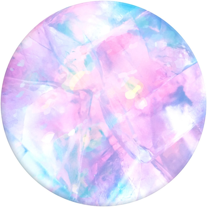 PopSockets Basic Grip Crystal Opal i gruppen SMARTTELEFON & NETTBRETT / Annet tilbehør / Popsockets hos TP E-commerce Nordic AB (C08438)