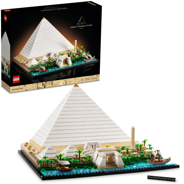 LEGO Architecture - Cheopspyramiden i gruppen LEKER, BARN OG BABY / Leker / Byggeleker / Lego hos TP E-commerce Nordic AB (C08540)