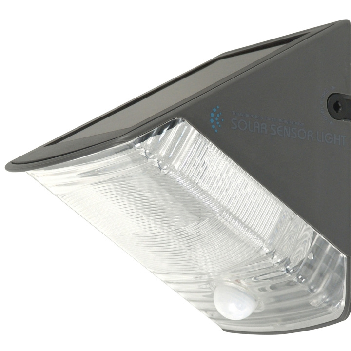 Smartwares Vegglampe LED-solcelle med sensor i gruppen HJEM, HUS OG HAGE / El og belysning / Utendørsbelysning / Fasadebelysning / Med bevegelsessensor hos TP E-commerce Nordic AB (C08547)
