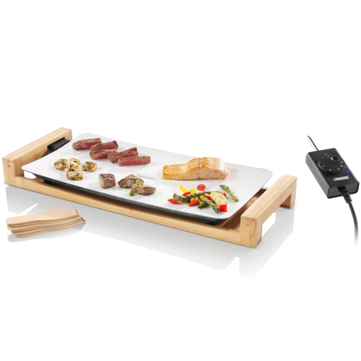 Princess Elektrisk grill med keramisk belegg av bambus i gruppen HJEM, HUS OG HAGE / Hageprodukter / Griller & Grilltilbehør hos TP E-commerce Nordic AB (C08551)