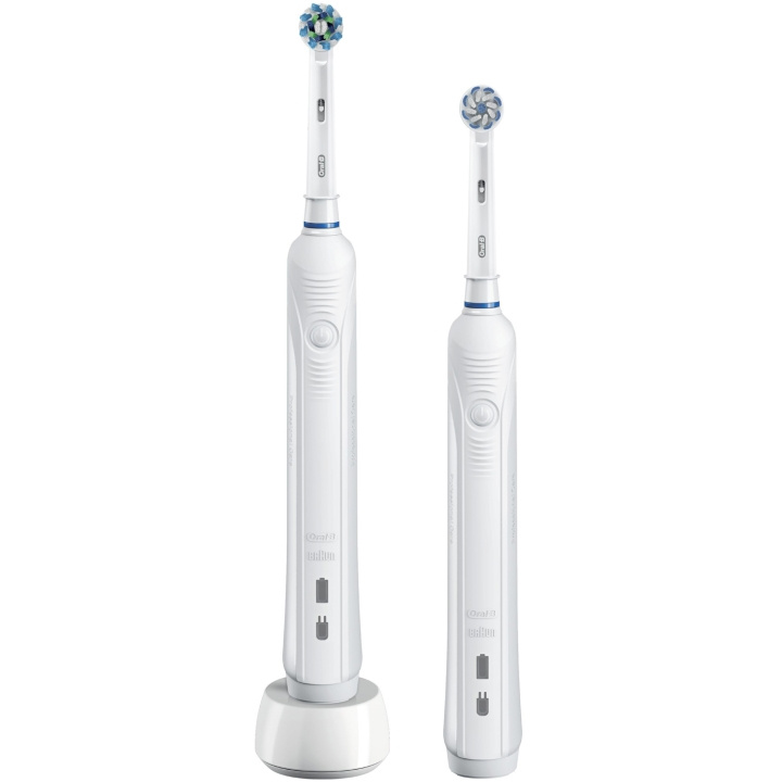 Oral B Elektrisk tannbørste Pro 890 DUO Hvit SUT i gruppen HELSE OG SKJØNNHET / Munnpleie / Elektriske tannbørster hos TP E-commerce Nordic AB (C08564)