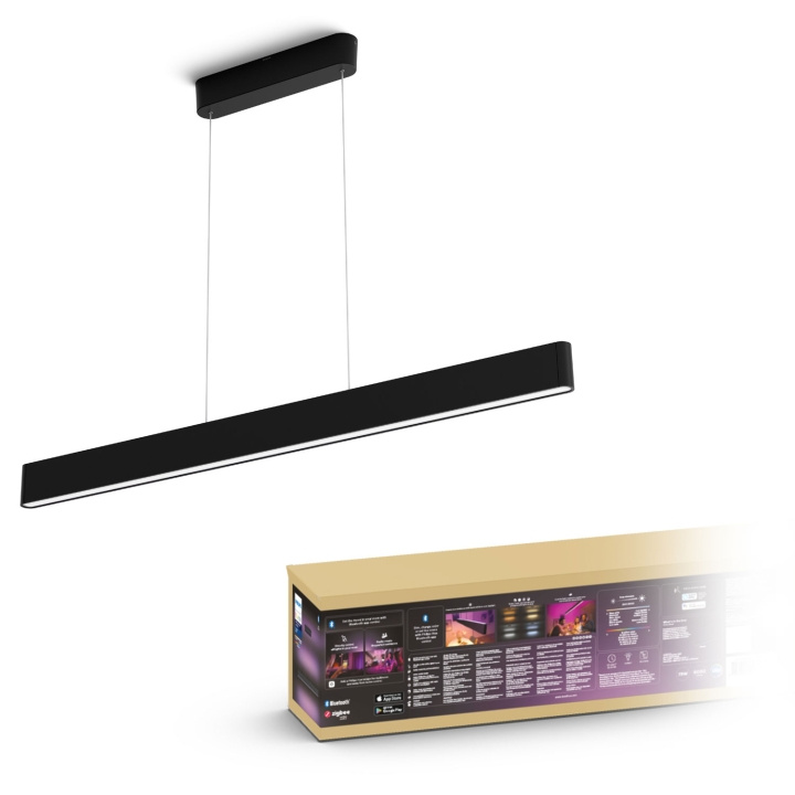 Philips Hue Ensis pendellampe hvit/fargesvart i gruppen HJEM, HUS OG HAGE / Smarthus / Smart belysning hos TP E-commerce Nordic AB (C08596)