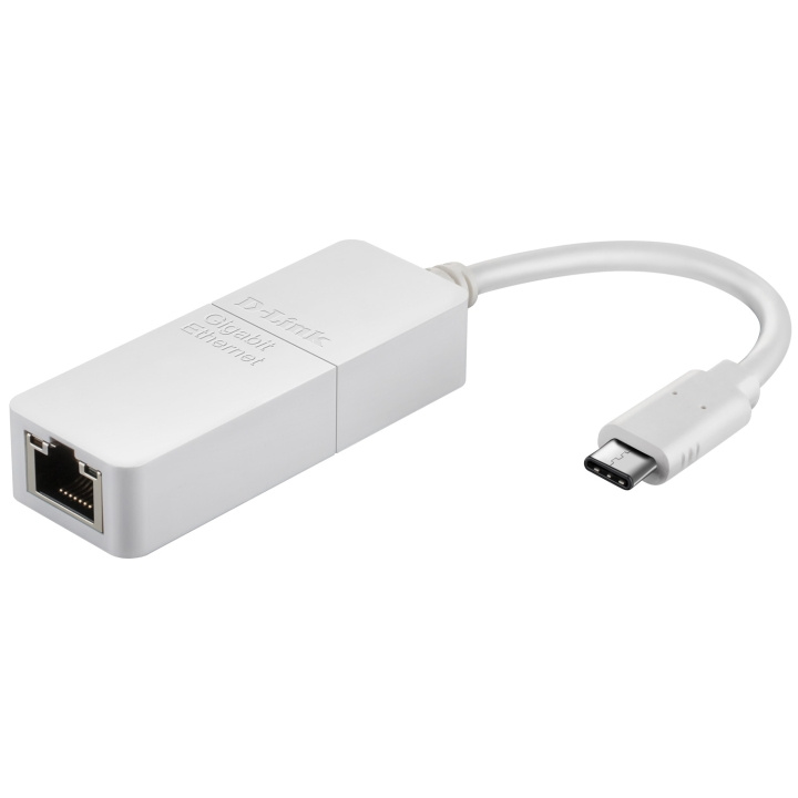 D-Link DUB-E130 USB-C -> Gigabit Ethernet i gruppen Datautstyr / Nettverk / Nettverkskort / USB hos TP E-commerce Nordic AB (C08629)