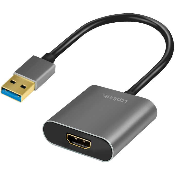 LogiLink USB-A 3.0 -> HDMI-Hona Adapter i gruppen Elektronikk / Kabler og adaptere / HDMI / Adaptere hos TP E-commerce Nordic AB (C08659)