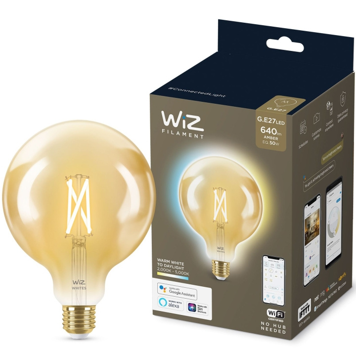 WiZ WiFi Smart LED E27 Glob 120 50 i gruppen HJEM, HUS OG HAGE / Smarthus / Smart belysning hos TP E-commerce Nordic AB (C08730)
