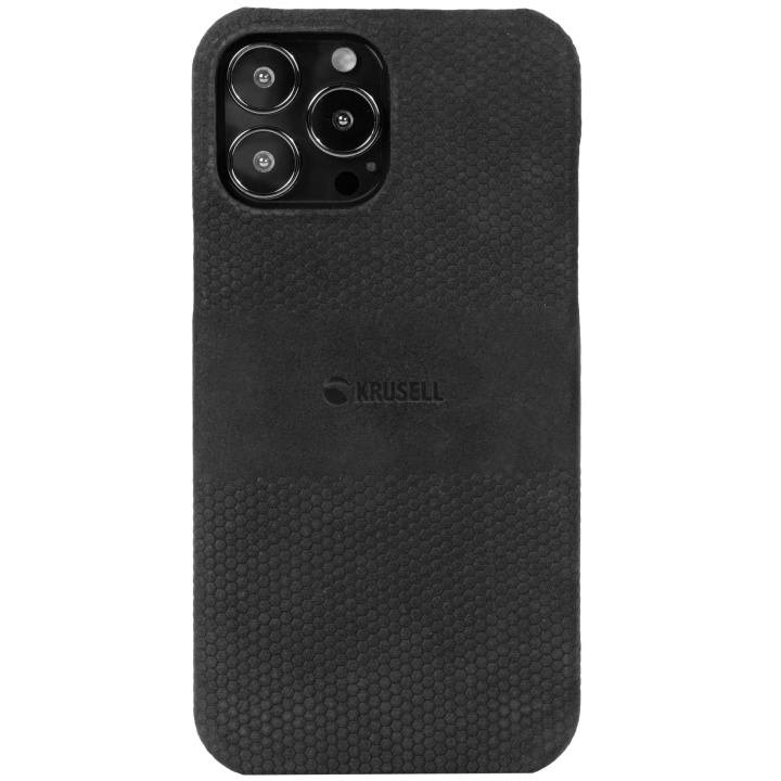 Krusell Leather Cover iPhone 13 Pro Max Svart i gruppen SMARTTELEFON & NETTBRETT / Mobilbeskyttelse / Apple / iPhone 13 Pro Max / Deksel hos TP E-commerce Nordic AB (C08757)