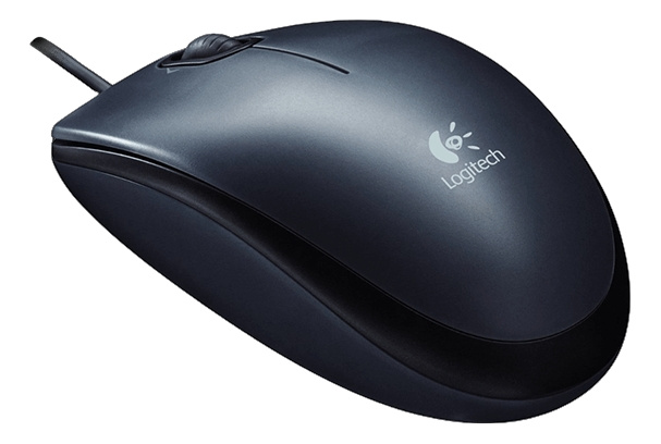 Logitech Mouse M90 - Gray i gruppen Datautstyr / Mus & Tastatur / Mus / via kabel hos TP E-commerce Nordic AB (C09057)