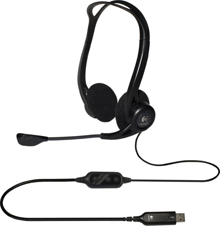 Logitech PC Headset 960 USB OEM (981-000100) i gruppen Datautstyr / Datamaskin Tilbehør / Headset hos TP E-commerce Nordic AB (C09109)