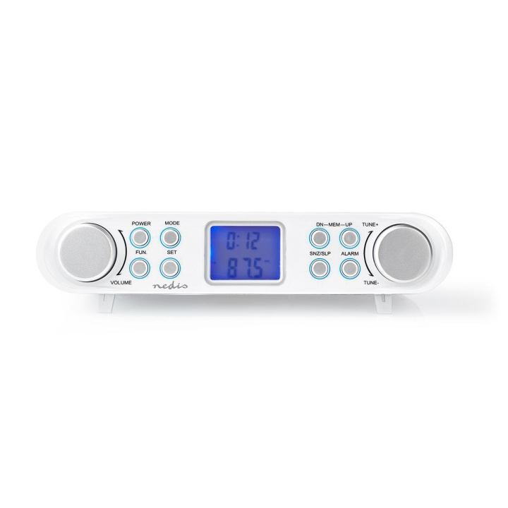 Nedis Kitchen Radio | Skapdesign | FM | Nettstrøm drevet | Digitalt | 1.5 W | 2 