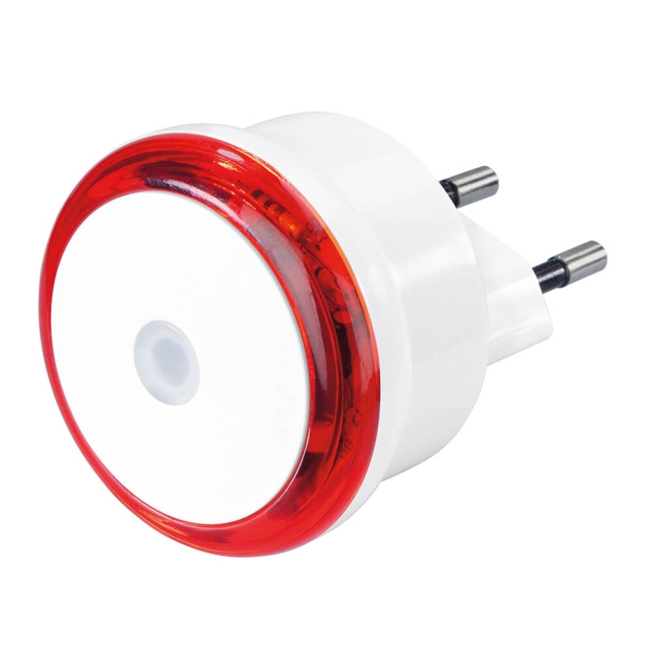 Hama Nightlight Basic Red i gruppen Elektronikk / Lys / Nattlamper hos TP E-commerce Nordic AB (C09220)