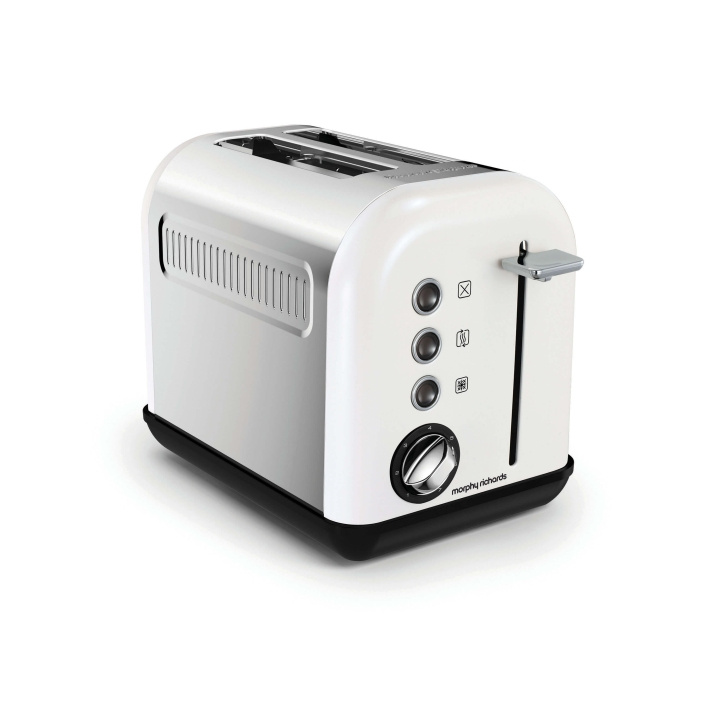 MORPHY RICHARDS Brødrister Accents Hvit 2-Skiver i gruppen HJEM, HUS OG HAGE / Husholdningsapparater / Brødristere og toastjern / Brødristere hos TP E-commerce Nordic AB (C09240)