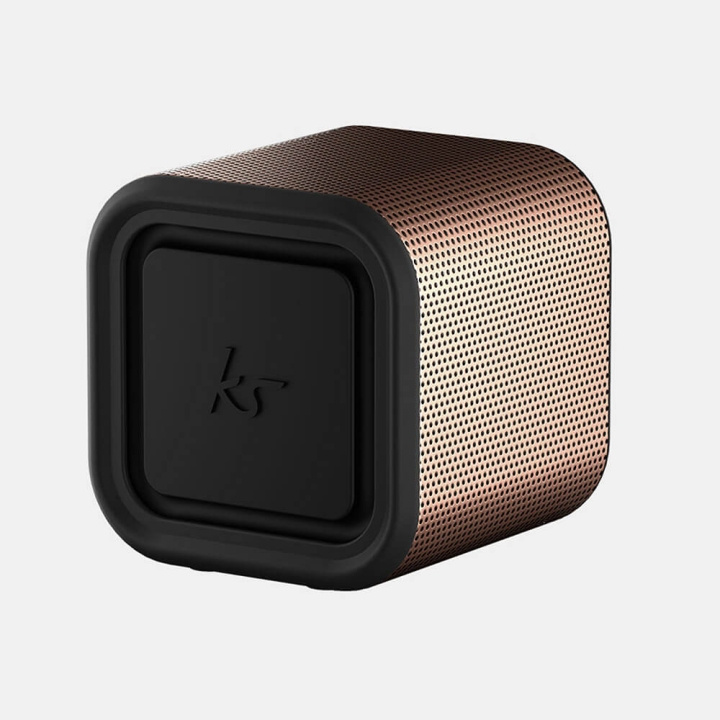 KitSound Høyttaler BOOMCUBE 15 Bluetooth Rosegold i gruppen Elektronikk / Lyd & Bilde / Høyttalere & tilbehør / Bluetooth-høyttalere / Bærbare høyttalere hos TP E-commerce Nordic AB (C09259)