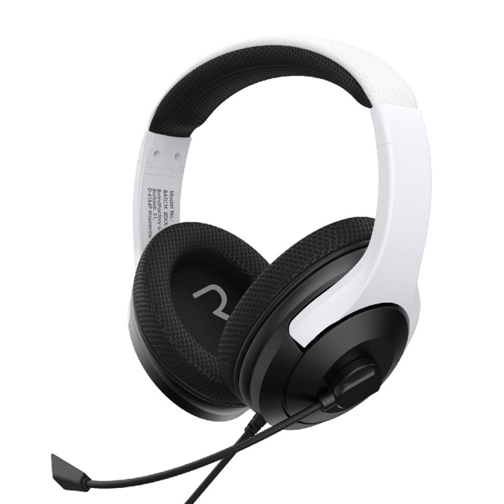 RAPTOR Headset PS4/PS5 Hvit i gruppen Elektronikk / TV-spill & tilbehør / Sony PlayStation 5 / Tilbehør hos TP E-commerce Nordic AB (C09321)