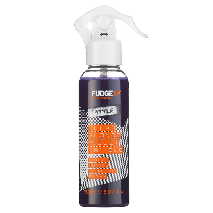 Fudge Clean Blonde Violet Tri-Blo Violet Toning Blow Dry Spray 150 ml i gruppen HELSE OG SKJØNNHET / Hår & styling / Hårstyling / Stylingkrem hos TP E-commerce Nordic AB (C09329)