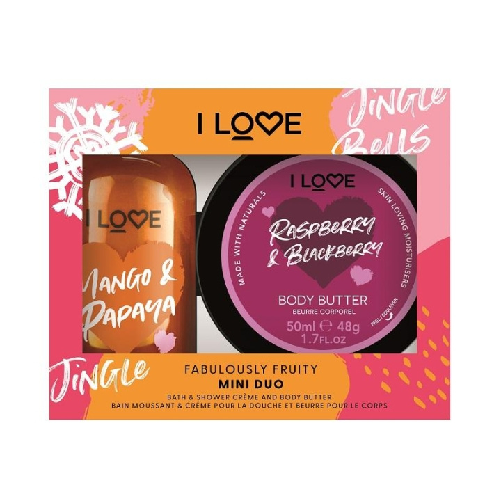 I Love... Gavesett I Love Mini Duo Fabulously Fruity Gavesett I Love Mini Duo Fabulously Fruity i gruppen HELSE OG SKJØNNHET / Gavesett / Gavesett for henne hos TP E-commerce Nordic AB (C09473)