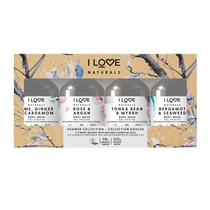 I Love... Gavesett I Love Naturals Shower Collection i gruppen HELSE OG SKJØNNHET / Gavesett / Gavesett for henne hos TP E-commerce Nordic AB (C09475)