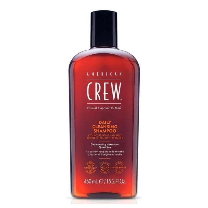 American Crew Daily Cleansing Shampoo 450 ml i gruppen HELSE OG SKJØNNHET / Hår & styling / Hårpleie / Sjampo hos TP E-commerce Nordic AB (C09494)