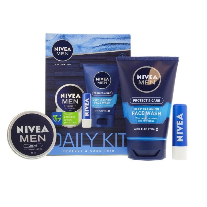Nivea Giftset Nivea Men Daily Trio i gruppen HELSE OG SKJØNNHET / Gavesett / Gavesett for ham hos TP E-commerce Nordic AB (C09855)