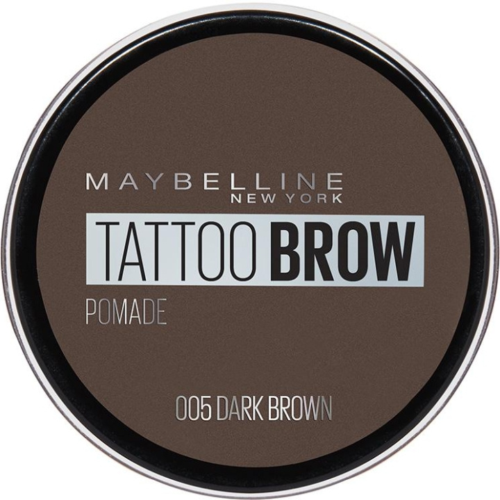 Maybelline Tattoo Brow Pomade 05 Dark Brown i gruppen HELSE OG SKJØNNHET / Makeup / Øyne og øyebryn / Øyenbrynssett hos TP E-commerce Nordic AB (C10134)