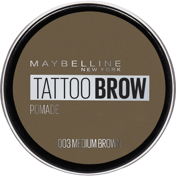Maybelline Tattoo Brow Pomade 03 Medium Brown i gruppen HELSE OG SKJØNNHET / Makeup / Øyne og øyebryn / Øyenbrynssett hos TP E-commerce Nordic AB (C10136)