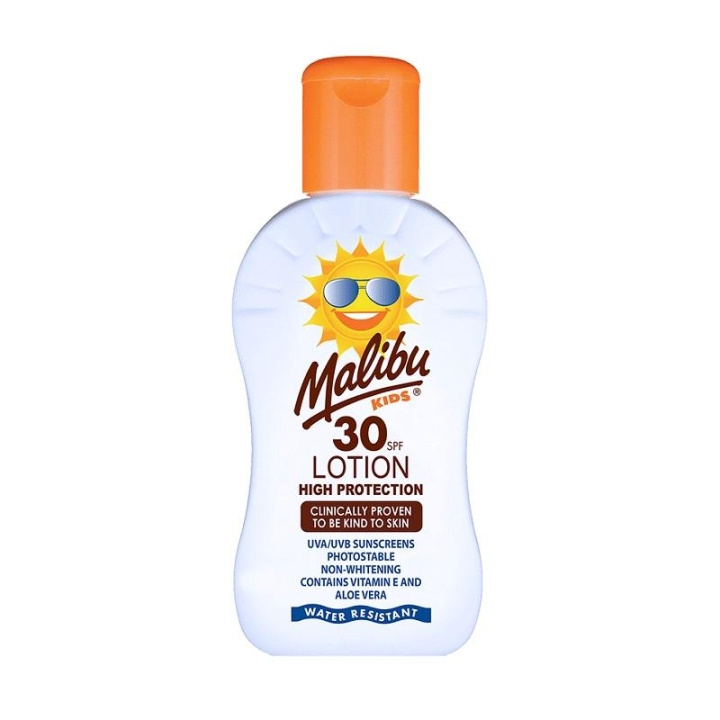 Malibu Kids Sun Lotion SPF30 100 ml i gruppen HELSE OG SKJØNNHET / Hudpleie / Soling / Solkrem hos TP E-commerce Nordic AB (C10215)