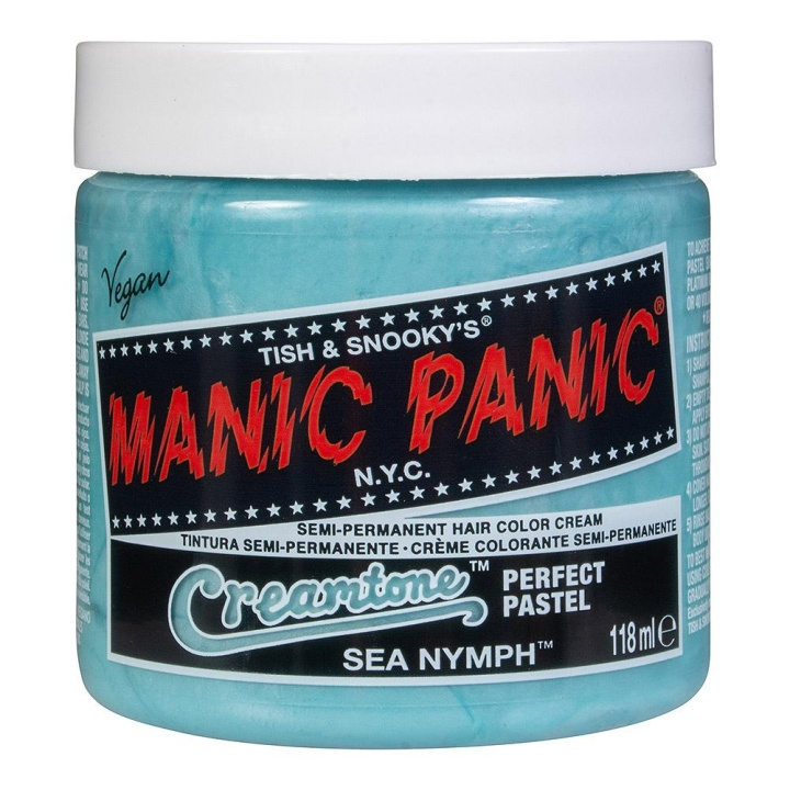 Manic Panic Classic Cream Pastel Sea Nymph i gruppen HELSE OG SKJØNNHET / Hår & styling / Hårpleie / Hårfarge / Hårfarge & Fargebombe hos TP E-commerce Nordic AB (C10223)