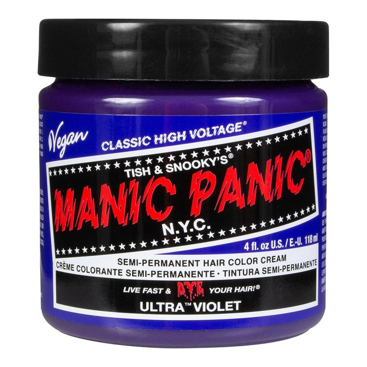 Manic Panic Classic Cream Ultra Violet i gruppen HELSE OG SKJØNNHET / Hår & styling / Hårpleie / Hårfarge / Hårfarge & Fargebombe hos TP E-commerce Nordic AB (C10226)