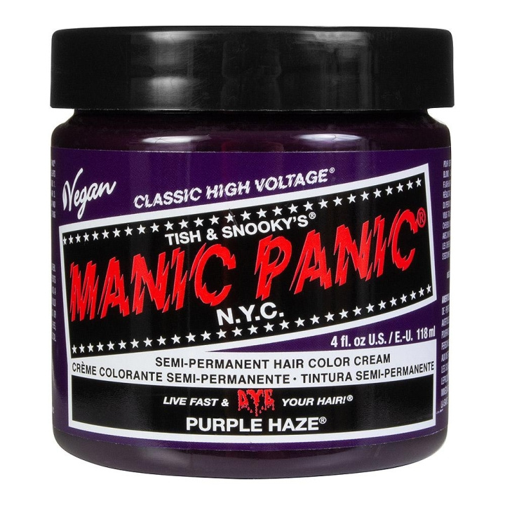 Manic Panic Classic Cream Purple Haze i gruppen HELSE OG SKJØNNHET / Hår & styling / Hårpleie / Hårfarge / Hårfarge & Fargebombe hos TP E-commerce Nordic AB (C10231)