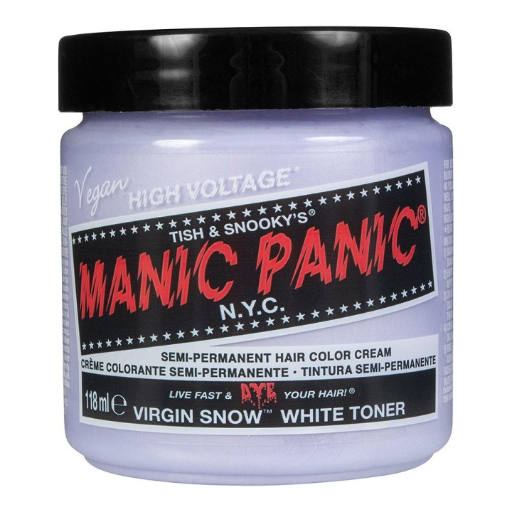 Manic Panic Classic Cream Toner Virgin Snow i gruppen HELSE OG SKJØNNHET / Hår & styling / Hårpleie / Hårfarge / Hårfarge & Fargebombe hos TP E-commerce Nordic AB (C10233)