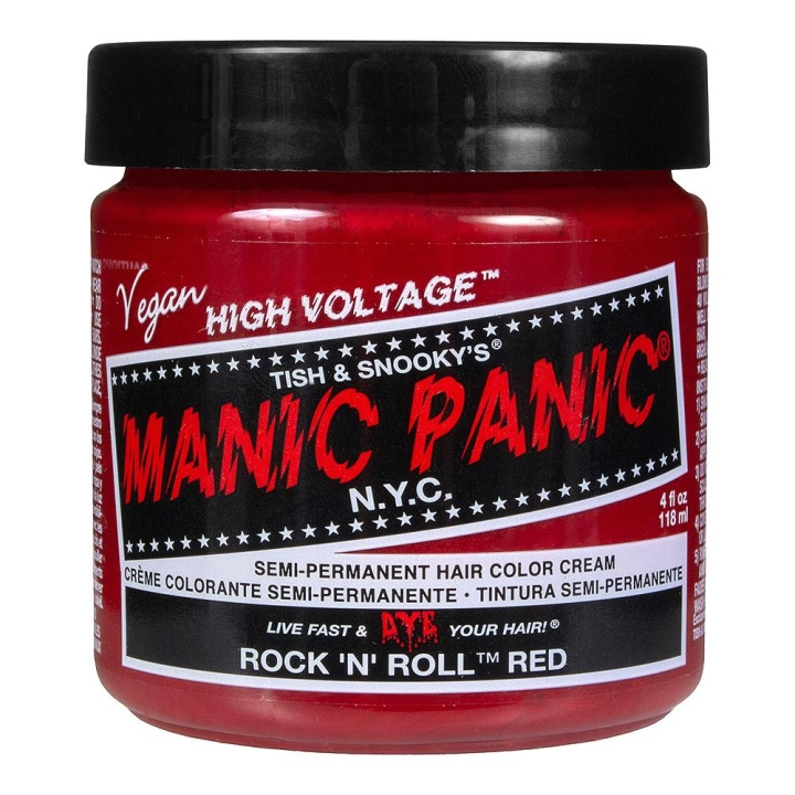 Manic Panic Classic Cream Rock n Roll Red 118 ml i gruppen HELSE OG SKJØNNHET / Hår & styling / Hårpleie / Hårfarge / Hårfarge & Fargebombe hos TP E-commerce Nordic AB (C10236)