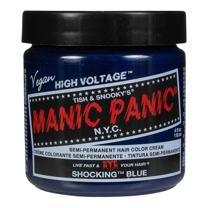 Manic Panic Classic Cream Shocking Blue i gruppen HELSE OG SKJØNNHET / Hår & styling / Hårpleie / Hårfarge / Hårfarge & Fargebombe hos TP E-commerce Nordic AB (C10238)