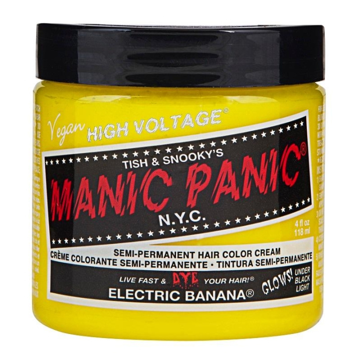 Manic Panic Classic Cream Electric Banana i gruppen HELSE OG SKJØNNHET / Hår & styling / Hårpleie / Hårfarge / Hårfarge & Fargebombe hos TP E-commerce Nordic AB (C10250)