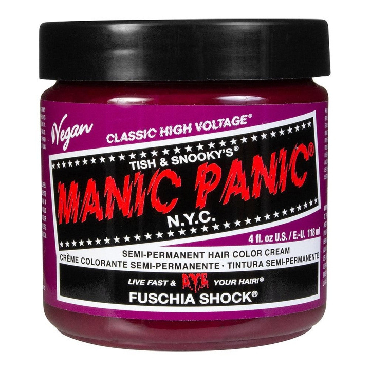 Manic Panic Classic Cream Fuschia Shock i gruppen HELSE OG SKJØNNHET / Hår & styling / Hårpleie / Hårfarge / Hårfarge & Fargebombe hos TP E-commerce Nordic AB (C10256)
