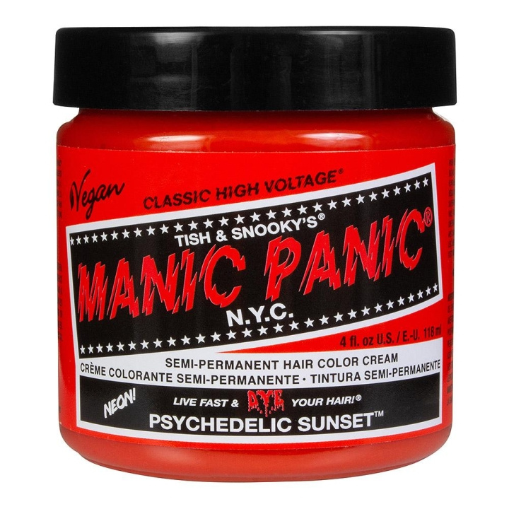 Manic Panic Classic Cream Psychedelic Sunset i gruppen HELSE OG SKJØNNHET / Hår & styling / Hårpleie / Hårfarge / Hårfarge & Fargebombe hos TP E-commerce Nordic AB (C10259)