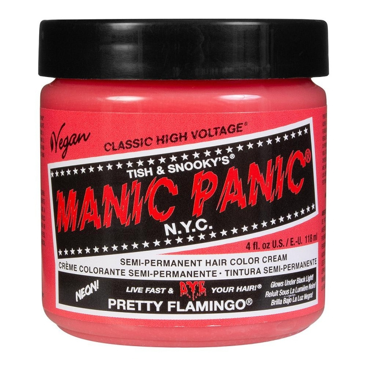 Manic Panic Classic Cream Pretty Flamingo i gruppen HELSE OG SKJØNNHET / Hår & styling / Hårpleie / Hårfarge / Hårfarge & Fargebombe hos TP E-commerce Nordic AB (C10261)
