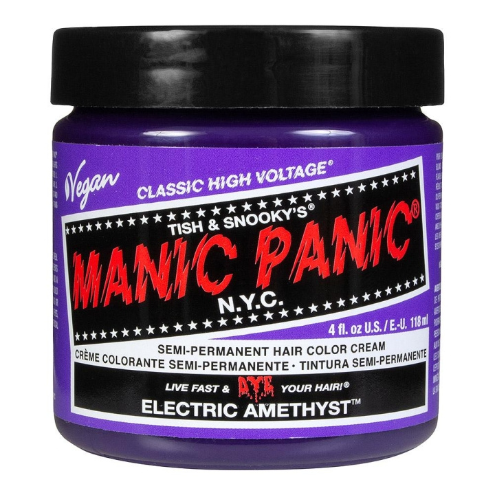 Manic Panic Classic Cream Electric Amethyst i gruppen HELSE OG SKJØNNHET / Hår & styling / Hårpleie / Hårfarge / Hårfarge & Fargebombe hos TP E-commerce Nordic AB (C10262)