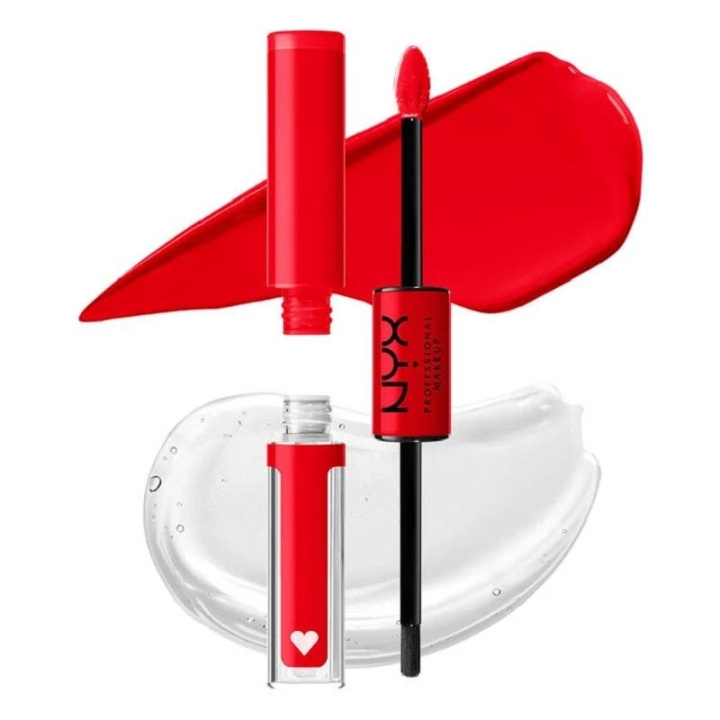 NYX PROF. MAKEUP Shine Loud Pro Pigment Lip Shine - Rebel In Red i gruppen HELSE OG SKJØNNHET / Makeup / Lepper / Lipgloss / Plumper hos TP E-commerce Nordic AB (C10329)