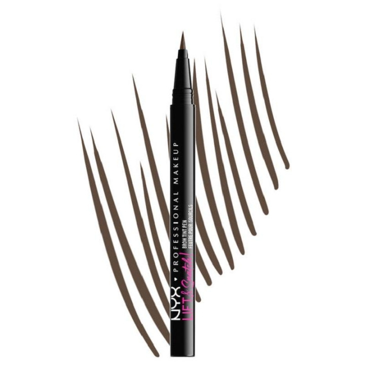 NYX PROF. MAKEUP Lift N Snatch Brow Tint Pen - Ash Brown i gruppen HELSE OG SKJØNNHET / Makeup / Øyne og øyebryn / Øyenbrynspenn hos TP E-commerce Nordic AB (C10342)