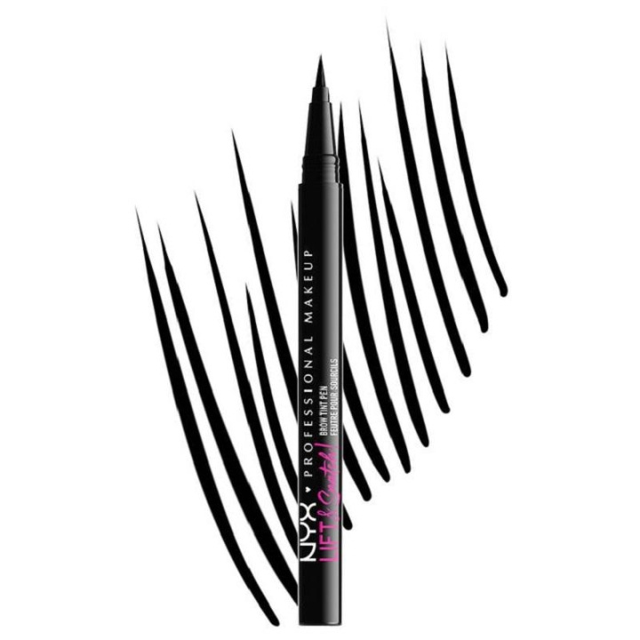 NYX PROF. MAKEUP Lift N Snatch Brow Tint Pen - Svart i gruppen HELSE OG SKJØNNHET / Makeup / Øyne og øyebryn / Øyenbrynspenn hos TP E-commerce Nordic AB (C10343)