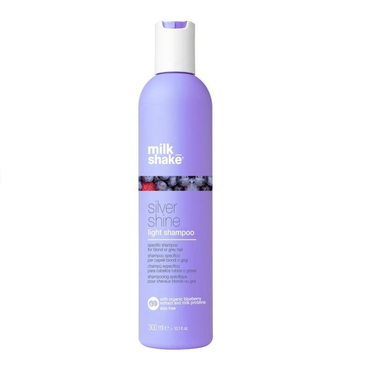 Milk_Shake Milk_ Shake Silver Shine Light Shampoo 300 ml i gruppen HELSE OG SKJØNNHET / Hår & styling / Hårpleie / Hårfarge / Sølv sjampo hos TP E-commerce Nordic AB (C10350)