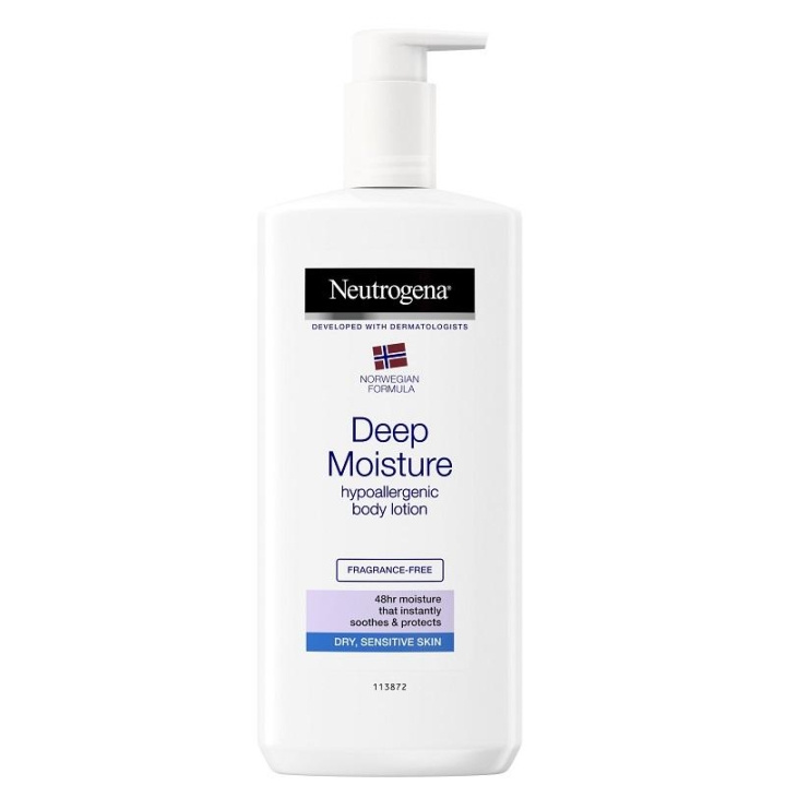 Neutrogena Deep Moisture Hypoallergenic Body Lotion 400 ml i gruppen HELSE OG SKJØNNHET / Hudpleie / Ansikt / Rengjøring hos TP E-commerce Nordic AB (C10359)