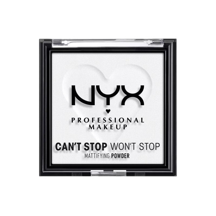 NYX PROF. MAKEUP Cant Stop Wont Stop Mattifying Pressed Powder - Translucent i gruppen HELSE OG SKJØNNHET / Makeup / Makeup ansikt / Pudder hos TP E-commerce Nordic AB (C10367)