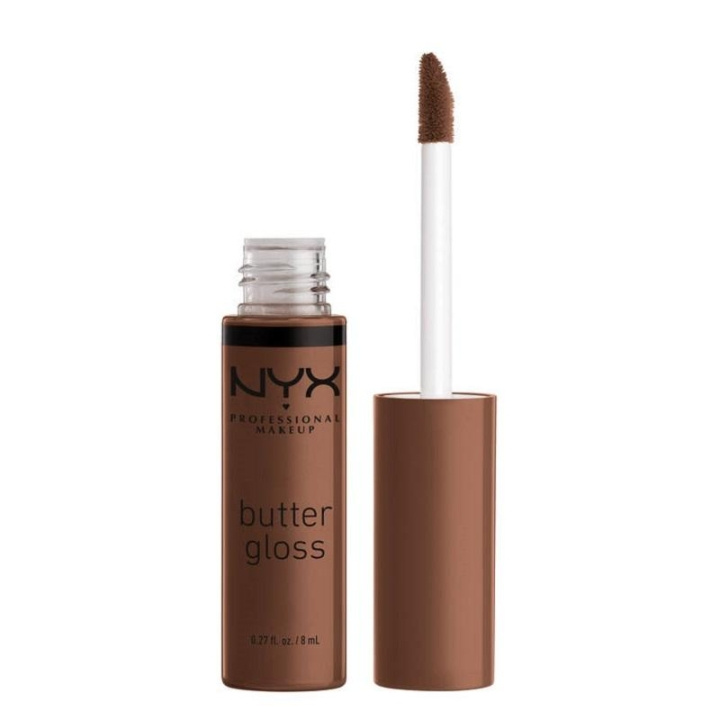 NYX PROFESSIONAL MAKEUP Butter Lip Gloss - Fudge Me i gruppen HELSE OG SKJØNNHET / Makeup / Lepper / Lipgloss / Plumper hos TP E-commerce Nordic AB (C10368)