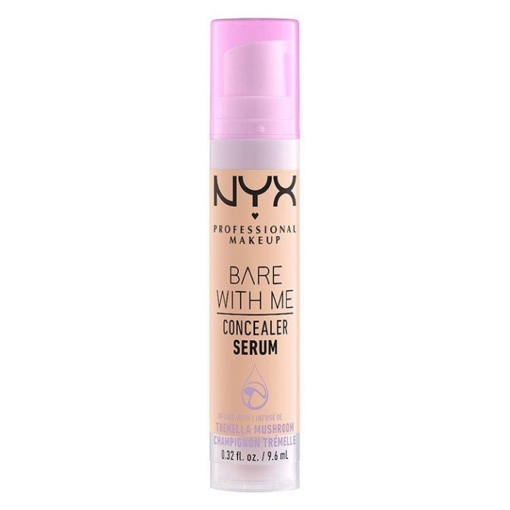 NYX PROF. MAKEUP Bare With Me Concealer Serum Vanilla 9,6ml i gruppen HELSE OG SKJØNNHET / Makeup / Makeup ansikt / Concealer hos TP E-commerce Nordic AB (C10412)